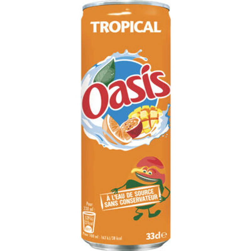 33cl Can Slim Tropical — Oasis
