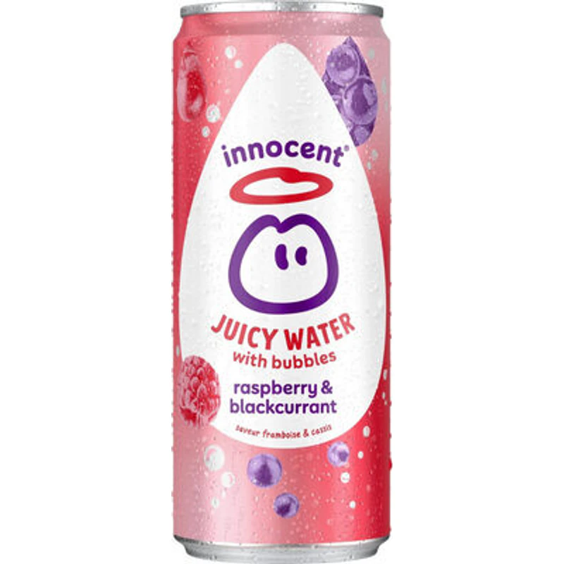 Juicy water raspberry and blackcurrant — Innocent