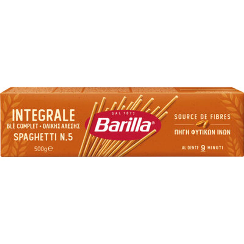 Pâtes spaghetti au blé complet integral 500g — Barilla