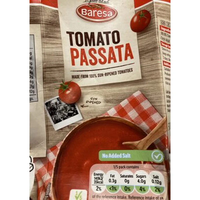 Tomato Passata — Baresa