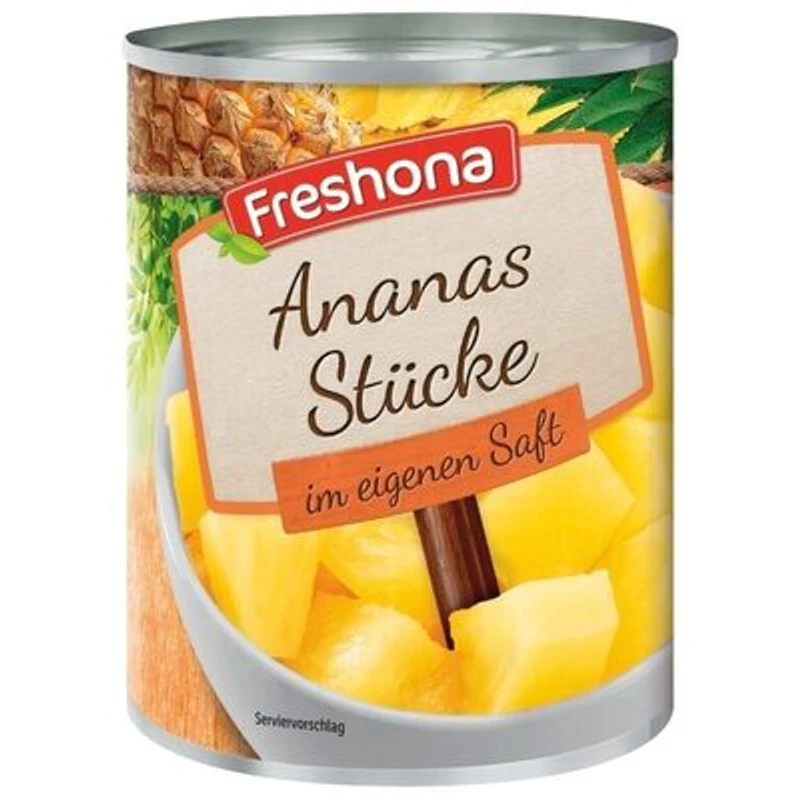 Ananas Stücke — Freshona