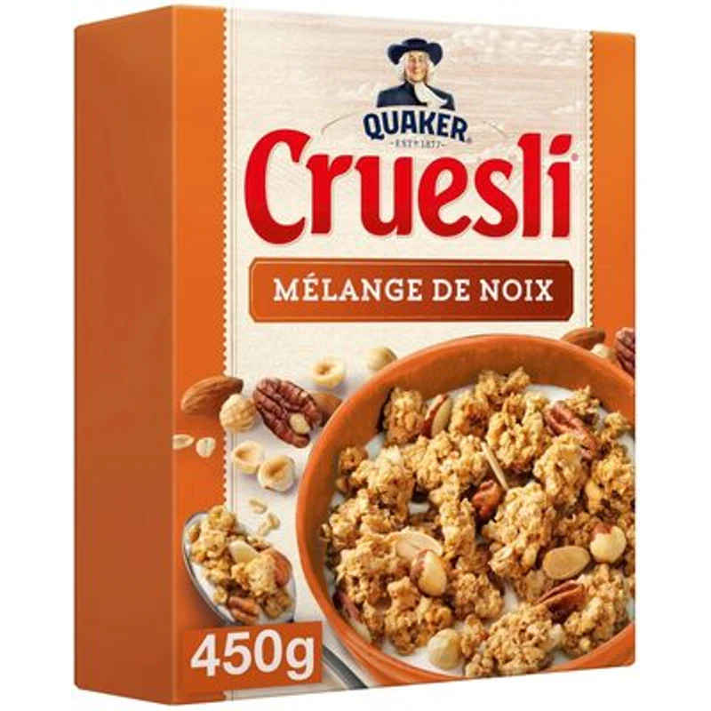 cruesly mélange de noix — Quaker
