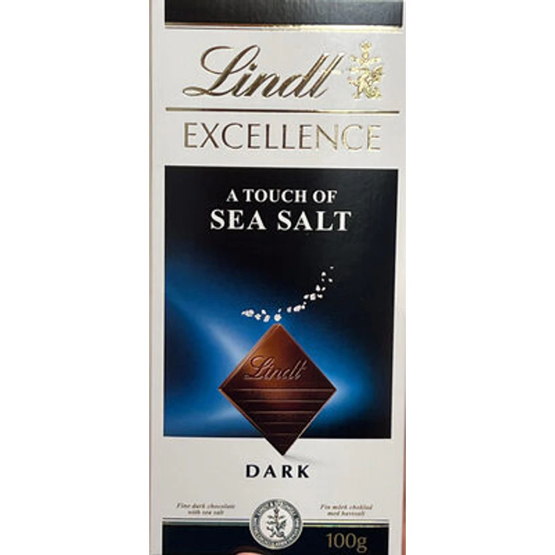 Lindt Excellence A Touch of Sea Salt Dark — Lindt