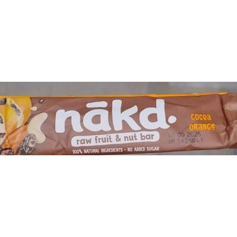 raw fruit & nut bar — nākd