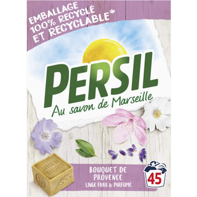 Persil Lessive Poudre Bouquet de Provence 45 Doses — Persil