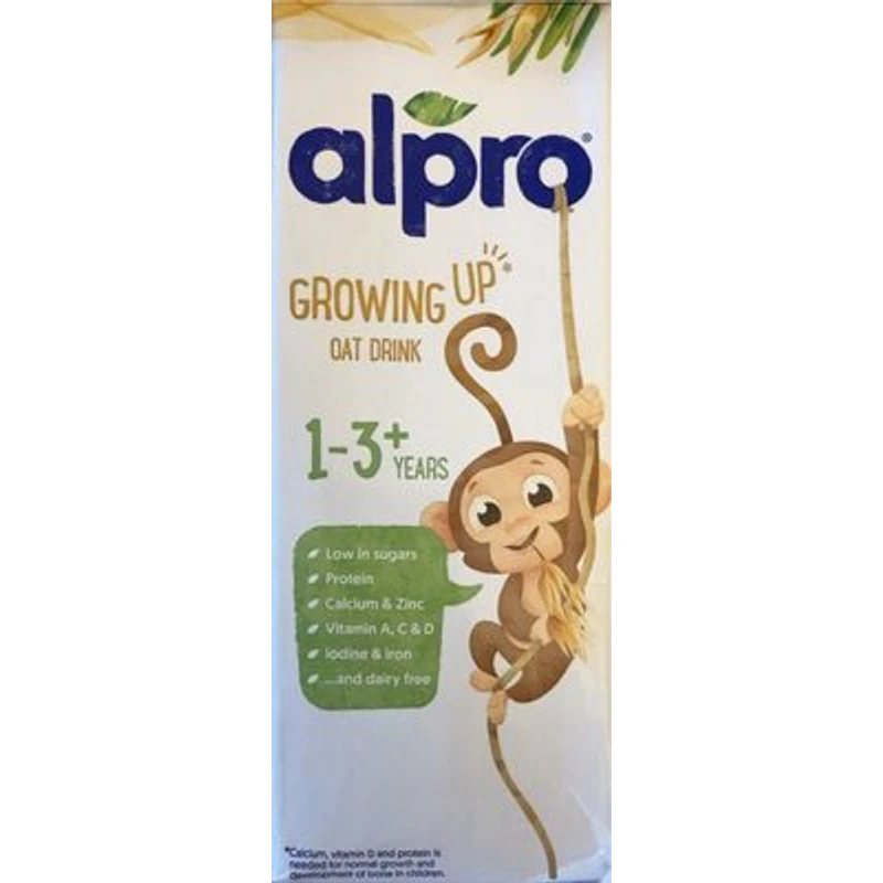 Alpro Haferdrink für Kinder 1-3+, Drink zum heranwachsen 1L